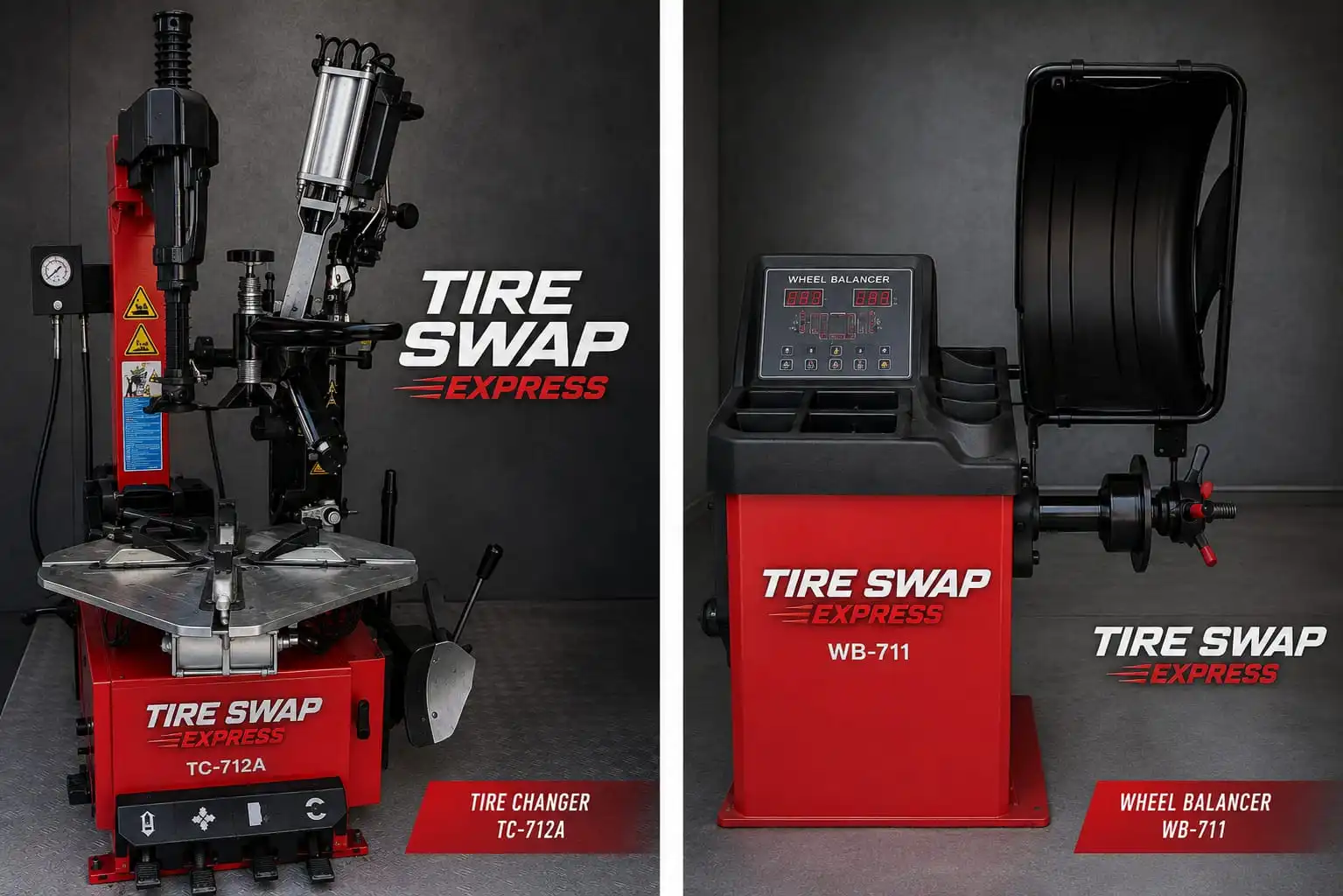 PROTEC Tire Machine in our Mobile Tire Shop